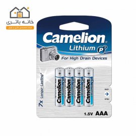 باتری نیم قلمی لیتیوم کملیون (4 عددی)  FR03-BP4