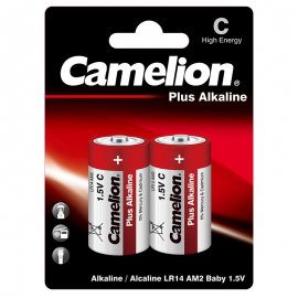 Camelion Plus Alkaline Battery Size C LR14-BP2